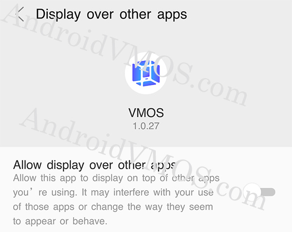 How to use vmos